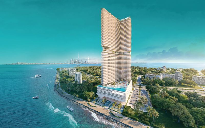Breez by Danube in Dubai Maritime City, Dubai — official developer render