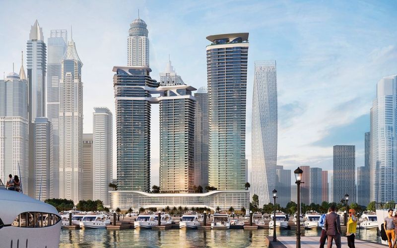 Sobha SeaHaven by Sobha Realty at Dubai Harbour — official developer render