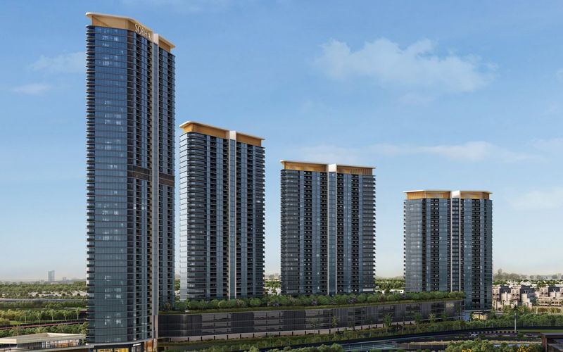 Sobha Solis by Sobha Realty in Motor City, Dubai — official developer render